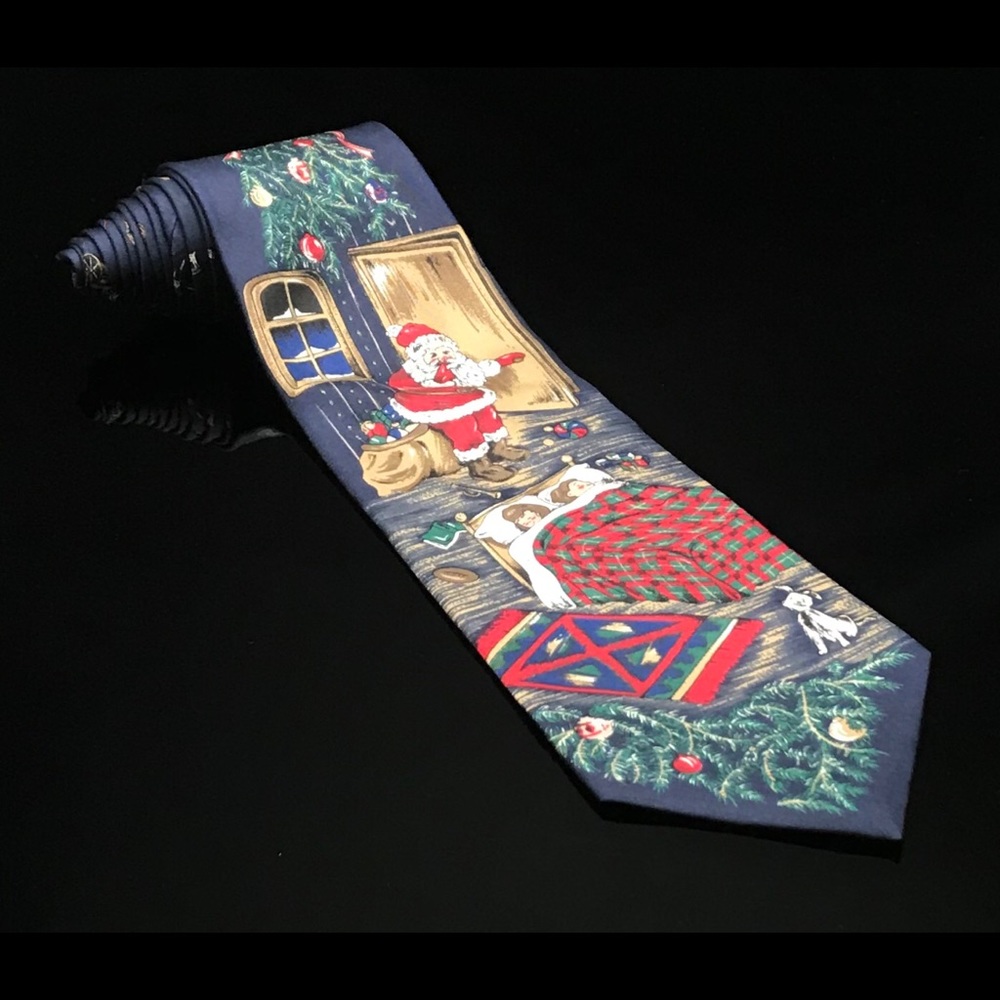 Christmas Santa Silent Night Toys tie